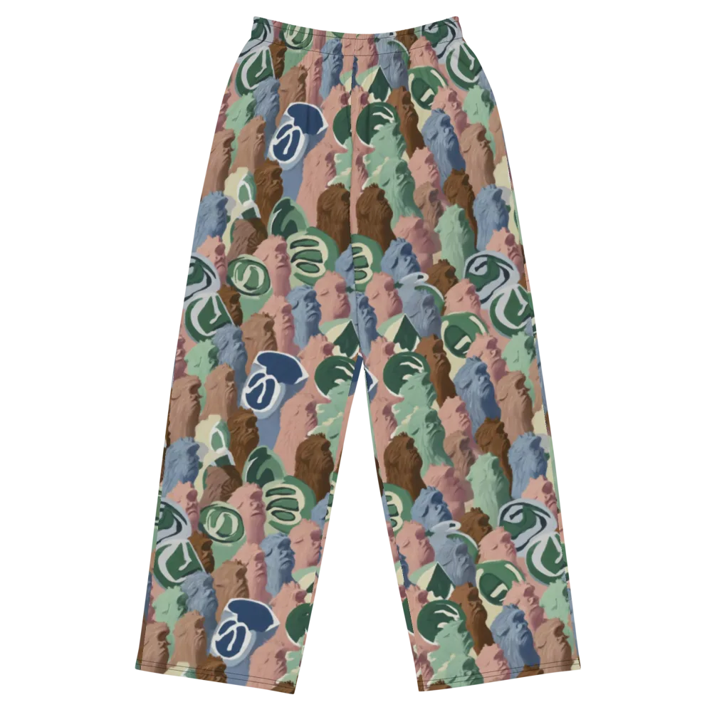 Profile Parade on Wide-Leg Pants — Front