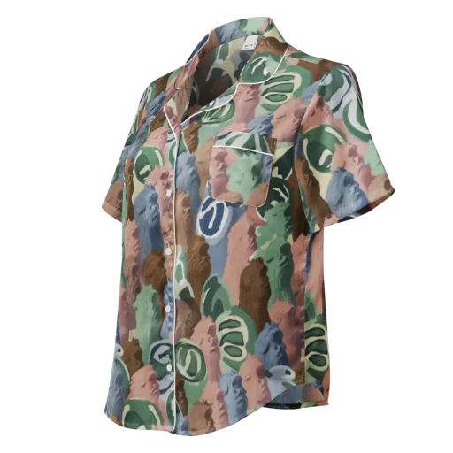 Profile Parade on a Women's Short Sleeve Pajama Top