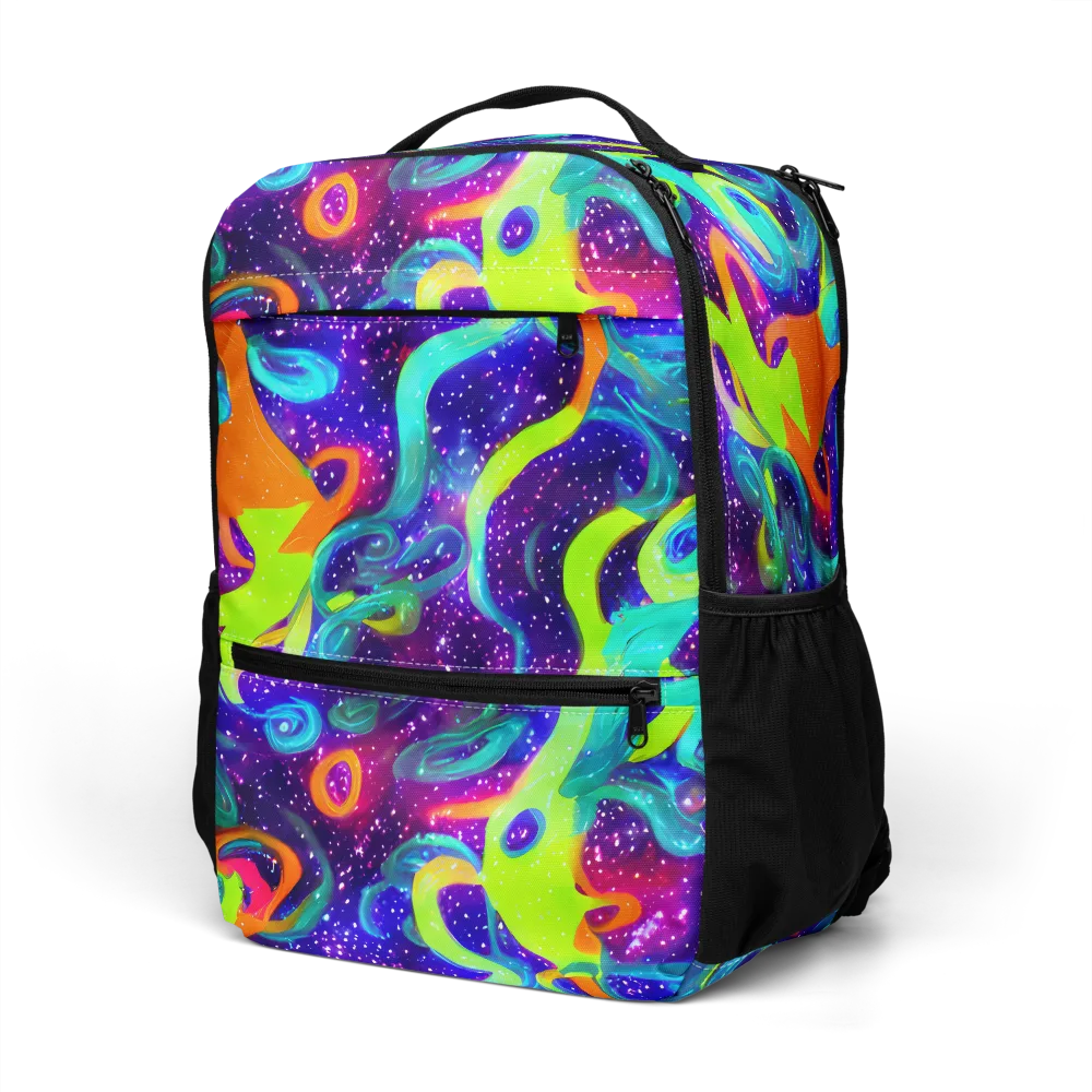 Stellar Splash on Utility Backpack — Left Front