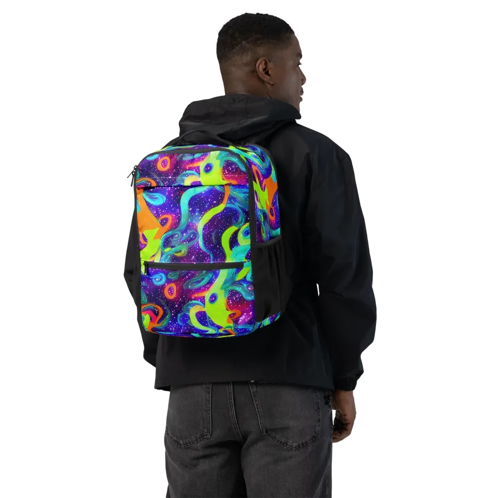 Stellar Splash on Utility Backpack — Back