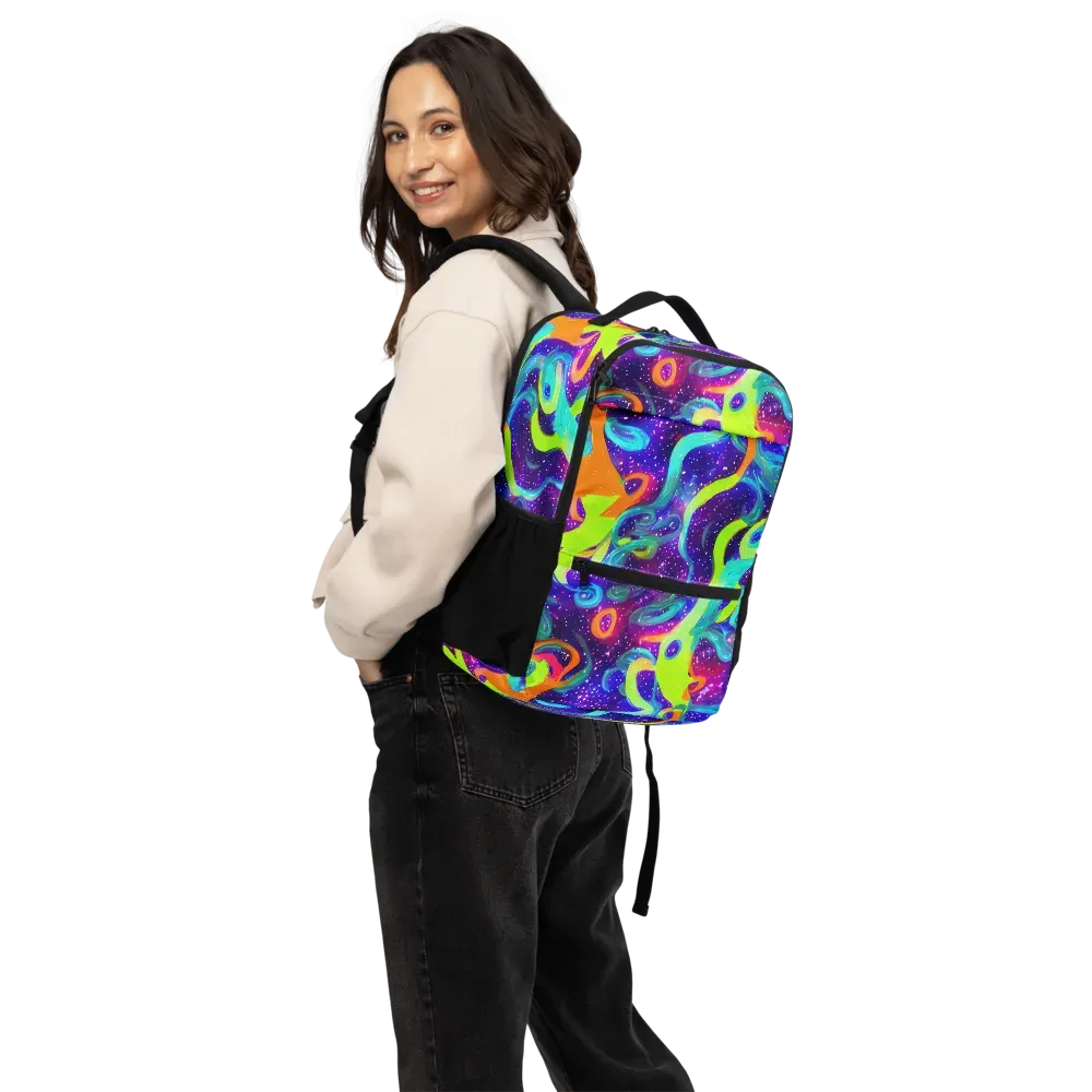 Stellar Splash on Utility Backpack — Back