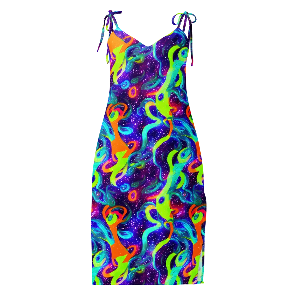 Stellar Splash on Slip Dress — Front