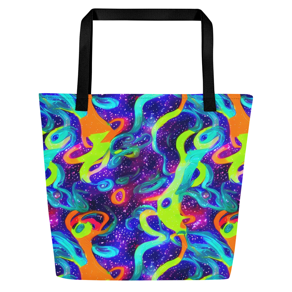 Stellar Splash on Large Tote Bag W/ Pocket — Front