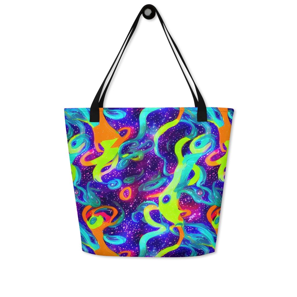 Stellar Splash on Large Tote Bag W/ Pocket — Front