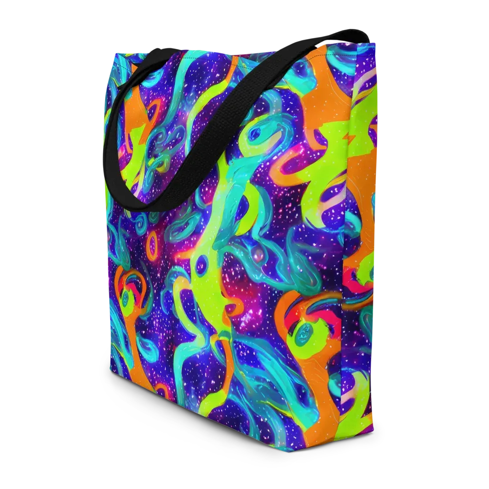 Stellar Splash on Large Tote Bag W/ Pocket — Front
