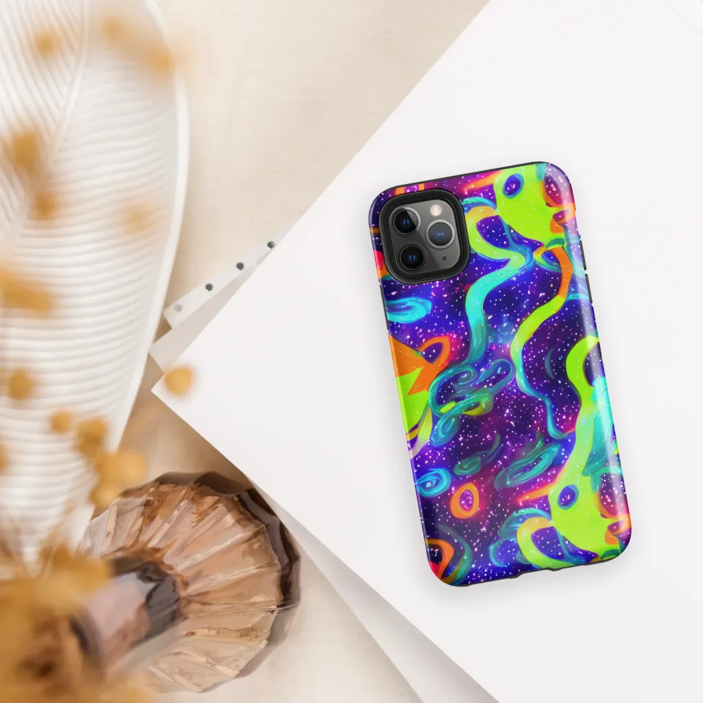 Stellar Splash on Tough Case for iPhone® — Front