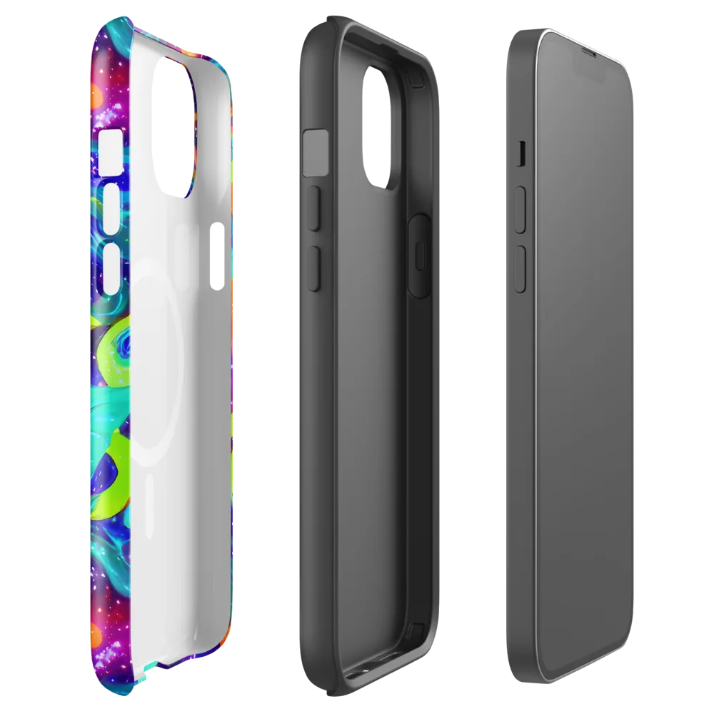 Stellar Splash on MagSafe Tough Case for iPhone® — Front