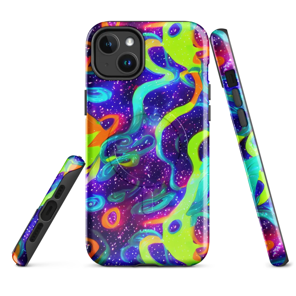 Stellar Splash on MagSafe Tough Case for iPhone® — Front