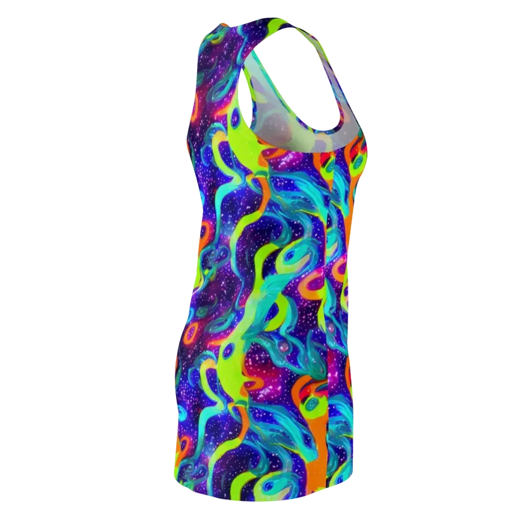 Stellar Splash on Racerback Dress — Back Side