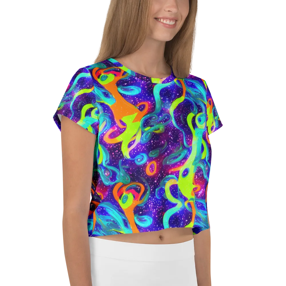Stellar Splash on Crop Tee — Right