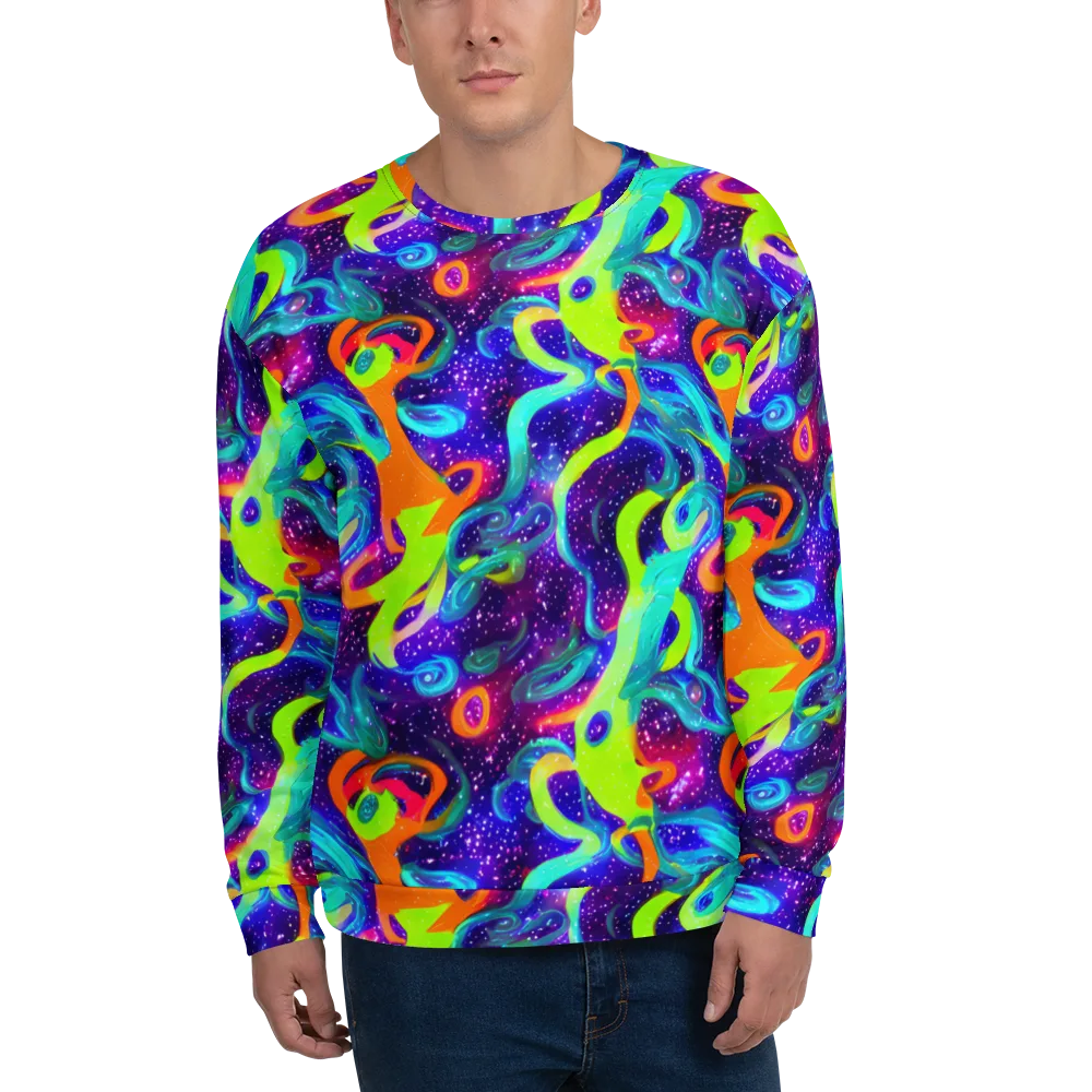 Stellar Splash on Sweatshirt — Front