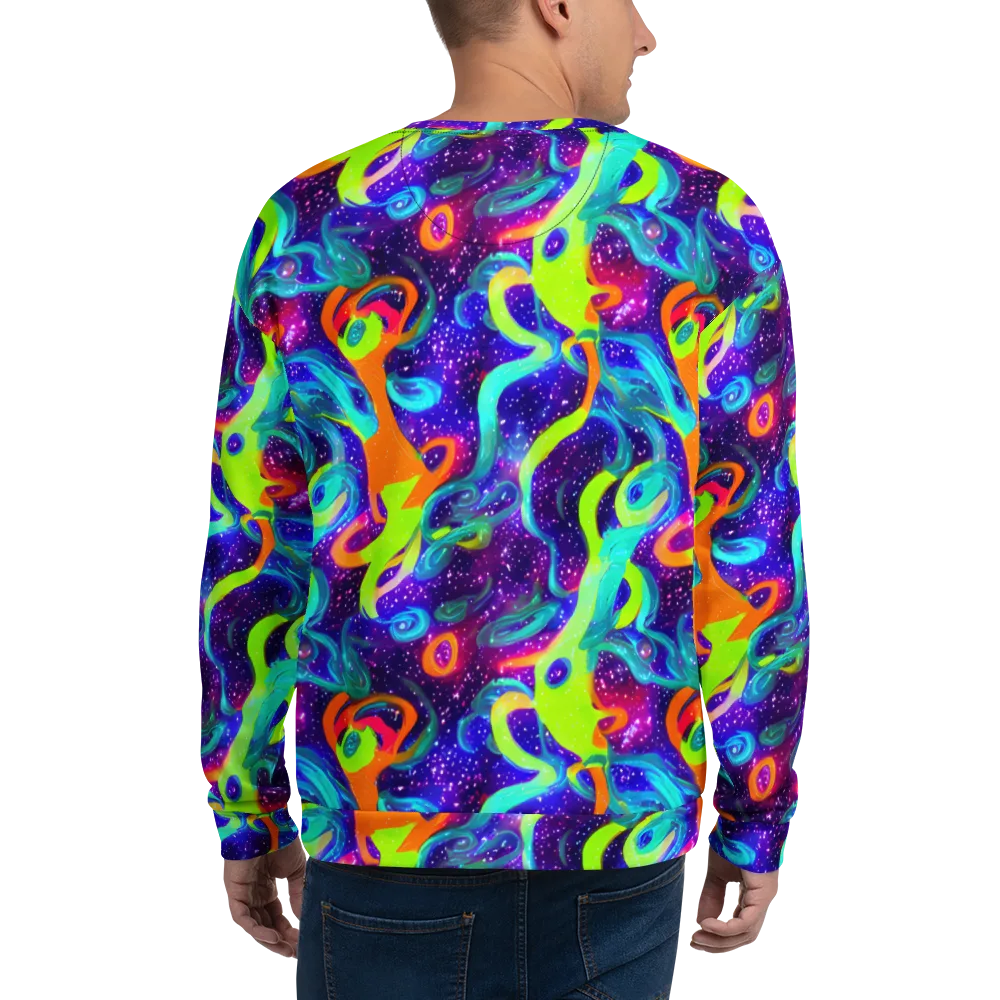 Stellar Splash on Sweatshirt — Back