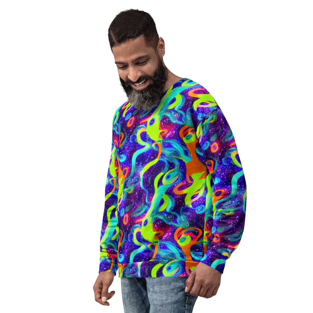 Stellar Splash on Sweatshirt — Left Front