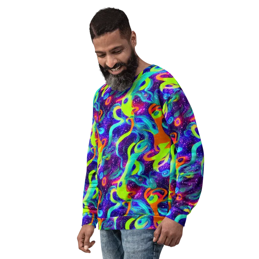 Stellar Splash on Sweatshirt — Left Front
