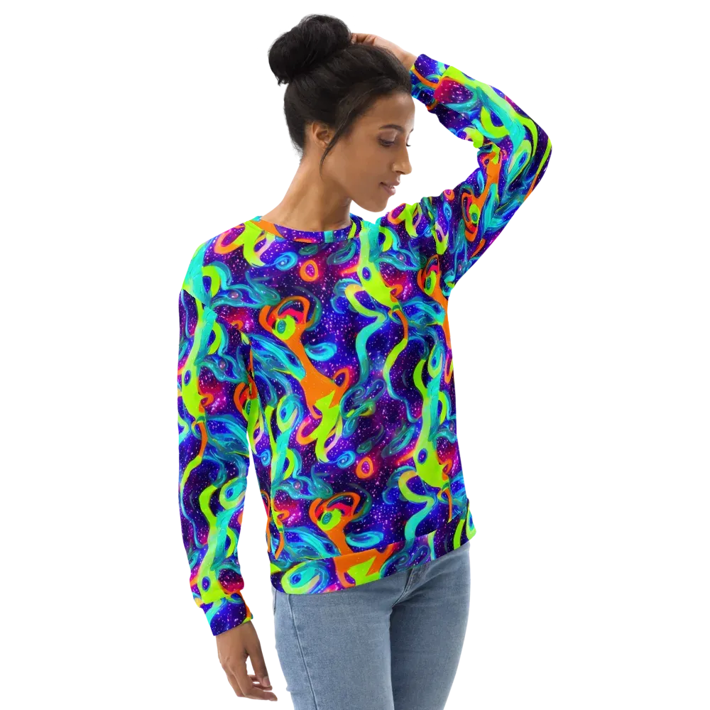 Stellar Splash on Sweatshirt — Right Front