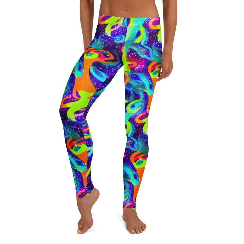 Stellar Splash on Leggings — Front