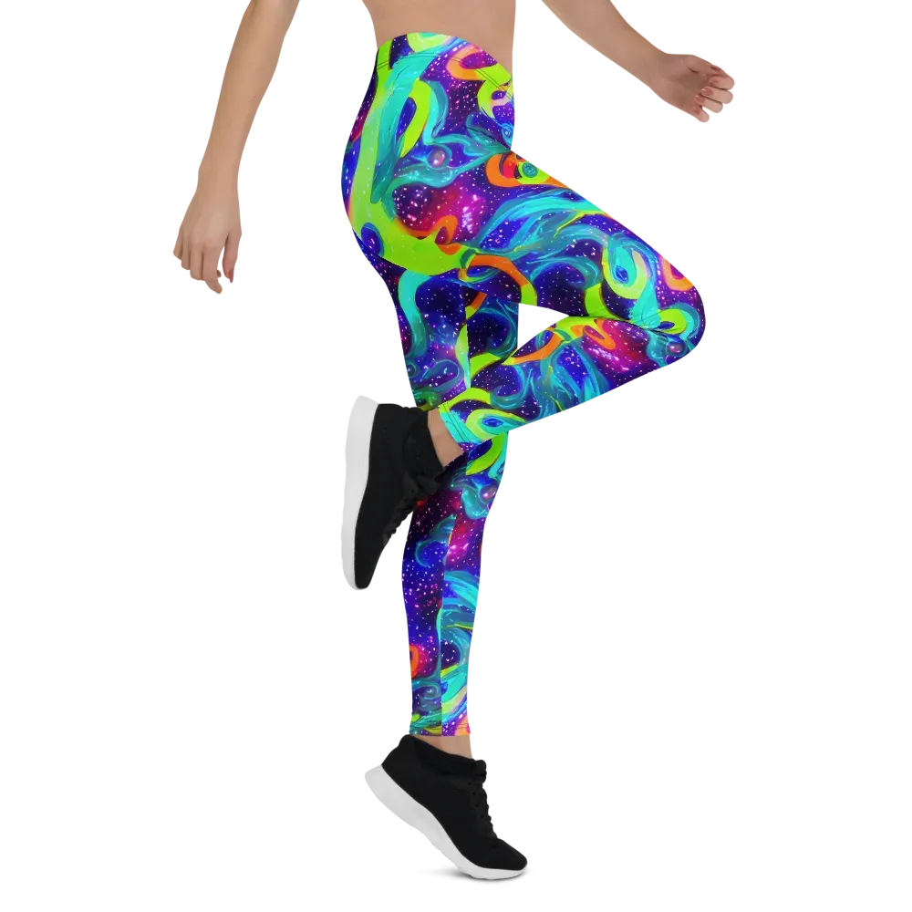 Stellar Splash on Leggings — Right