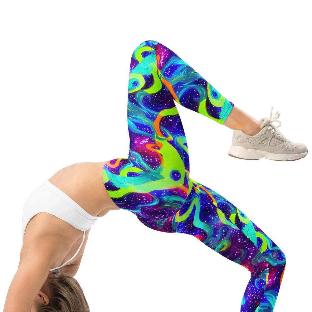Stellar Splash on Leggings — Right