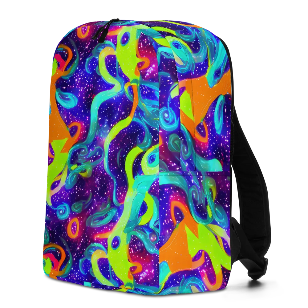 Stellar Splash on Minimalist Backpack — Left