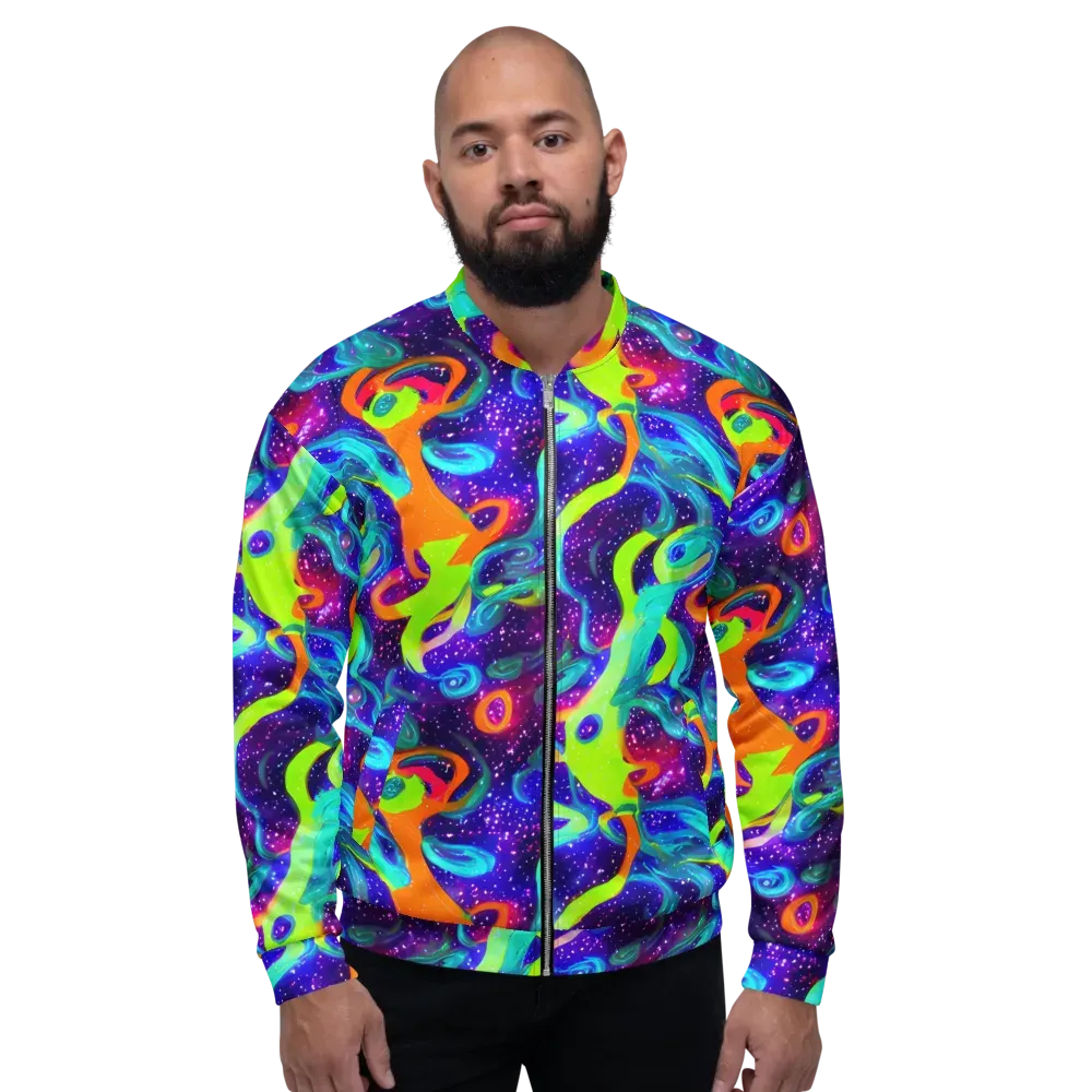 Stellar Splash on Bomber Jacket — Front