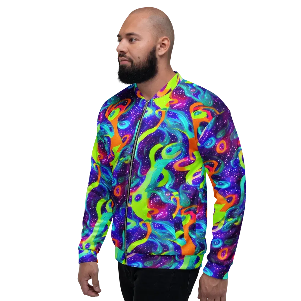 Stellar Splash on Bomber Jacket — Left