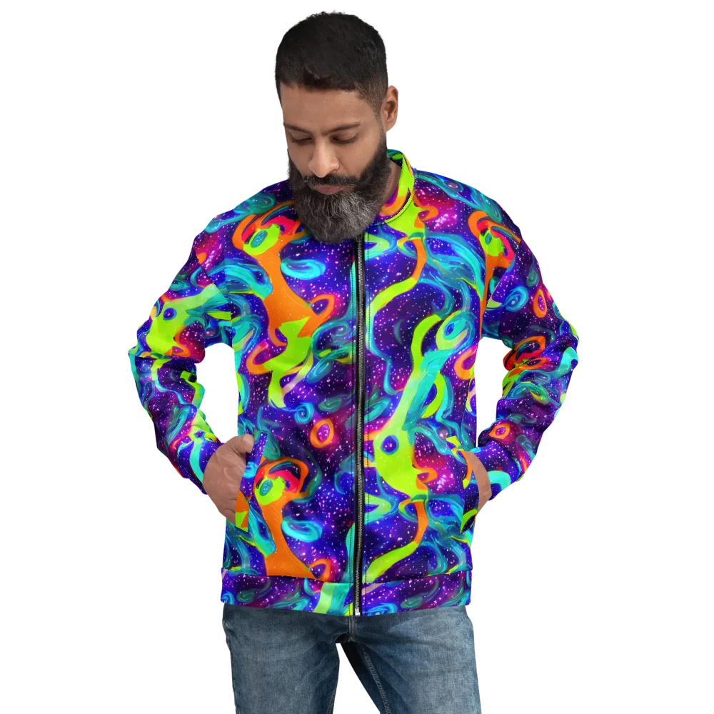 Stellar Splash on Bomber Jacket — Front