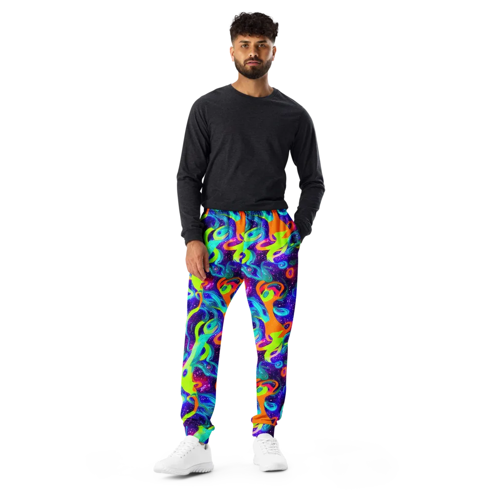 Stellar Splash on Men's Joggers — Front