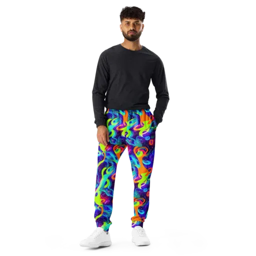 Stellar Splash on a Men's Joggers