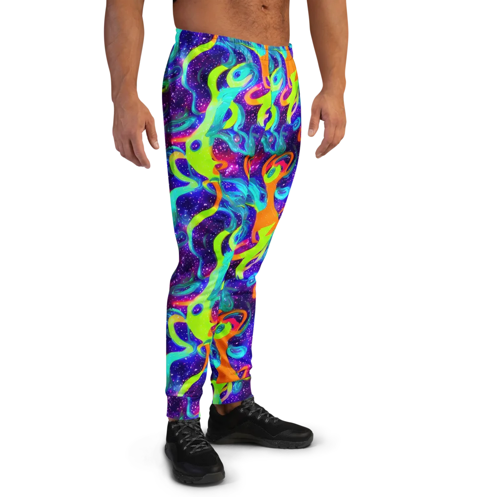 Stellar Splash on Men's Joggers — Right
