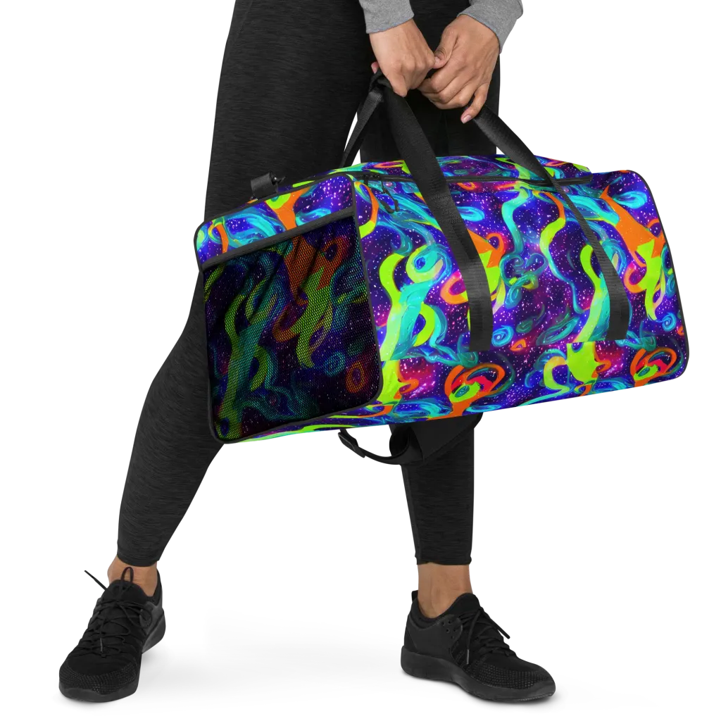 Stellar Splash on Duffle Bag — Right Front
