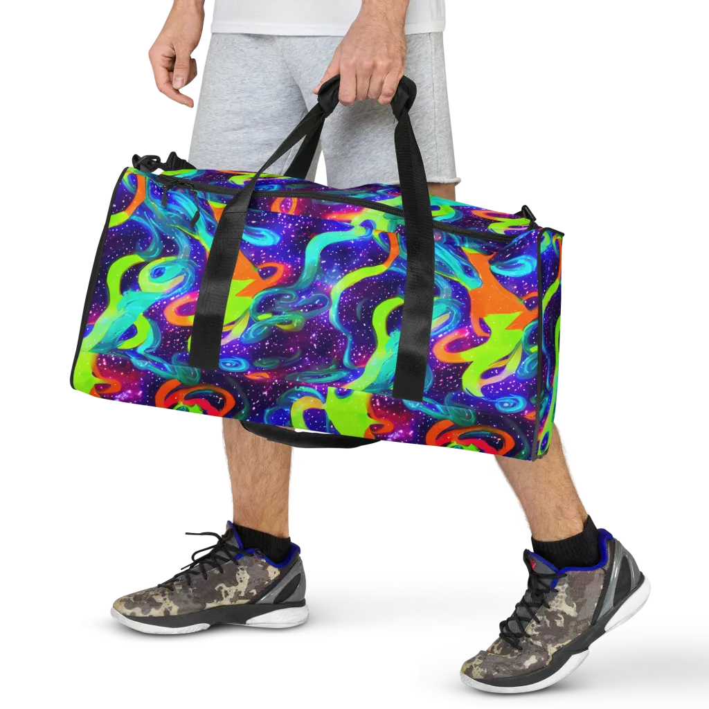 Stellar Splash on Duffle Bag — Front