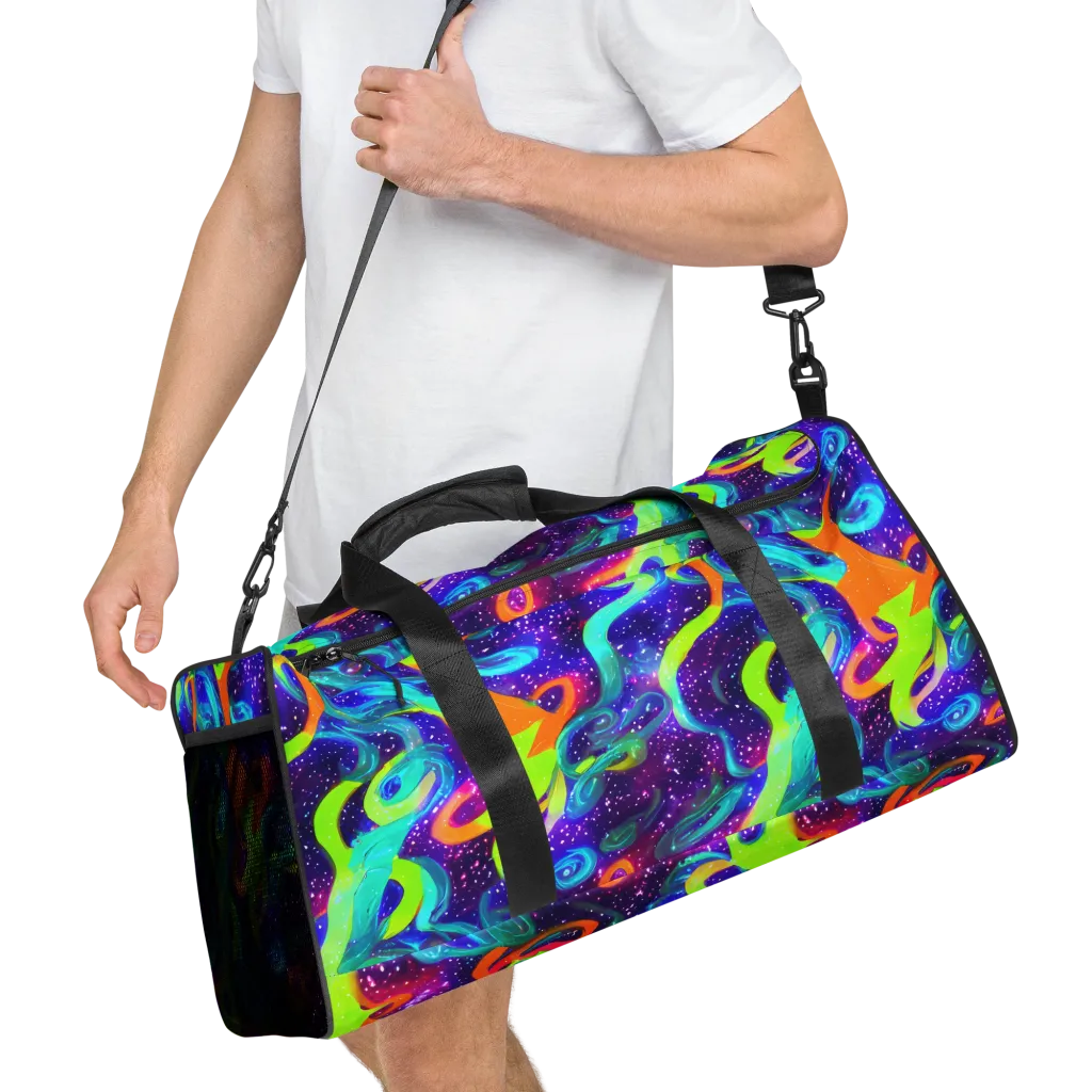 Stellar Splash on Duffle Bag — Right Front