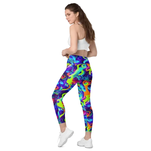 Stellar Splash on a Leggings with Pockets