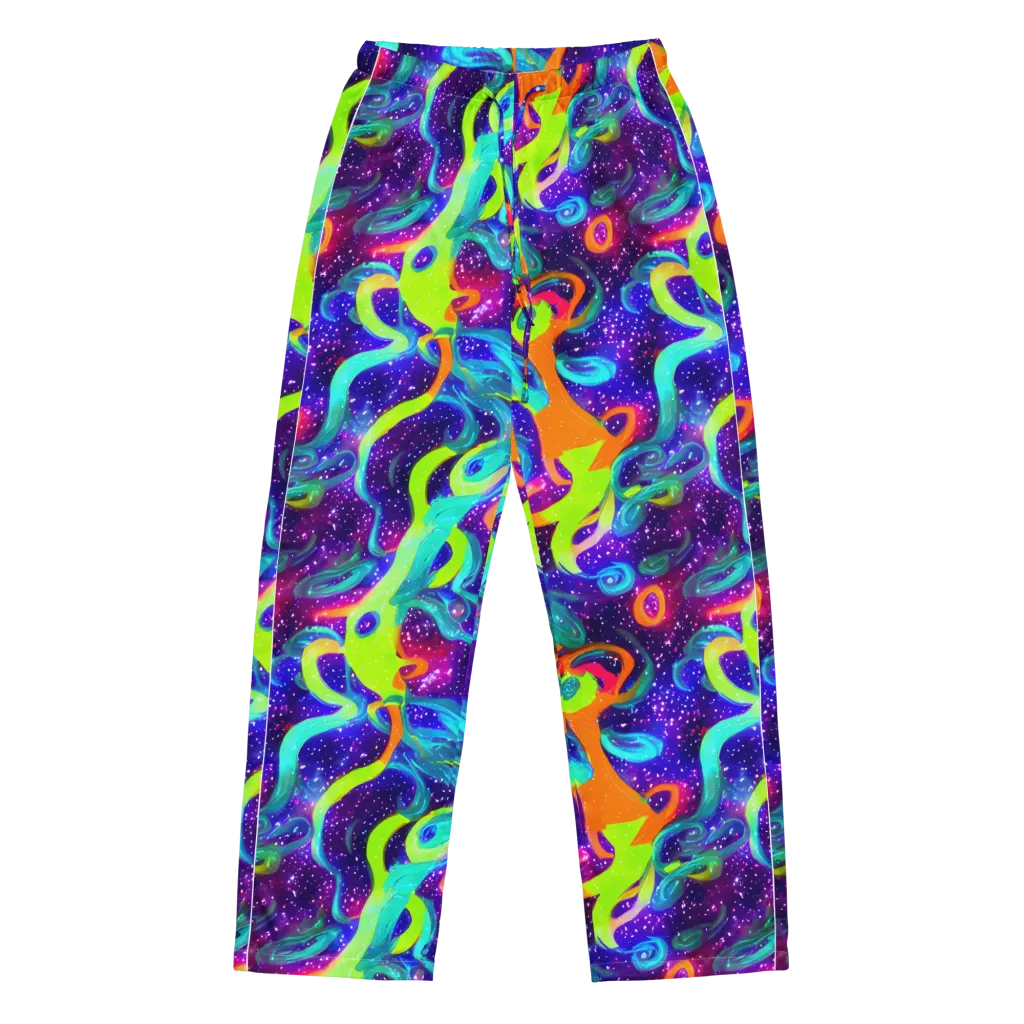 Stellar Splash on Women's Pajama Pants — Front