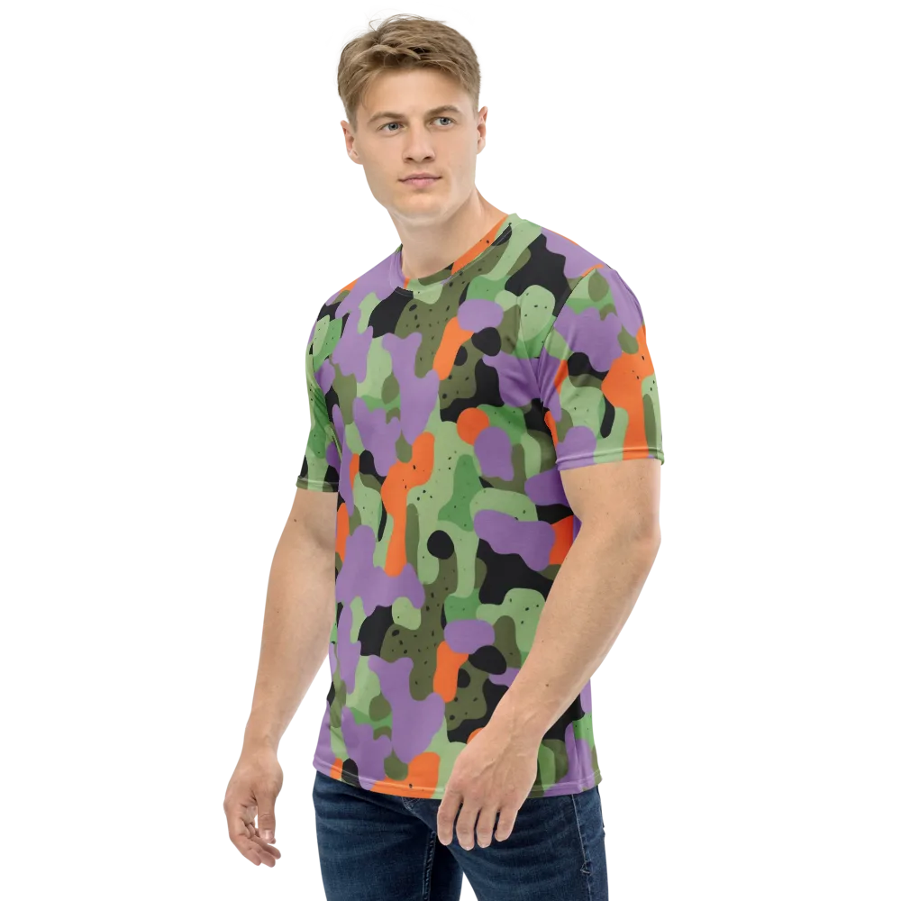 Moss Mirage on Men's Crew Neck T-Shirt — Left