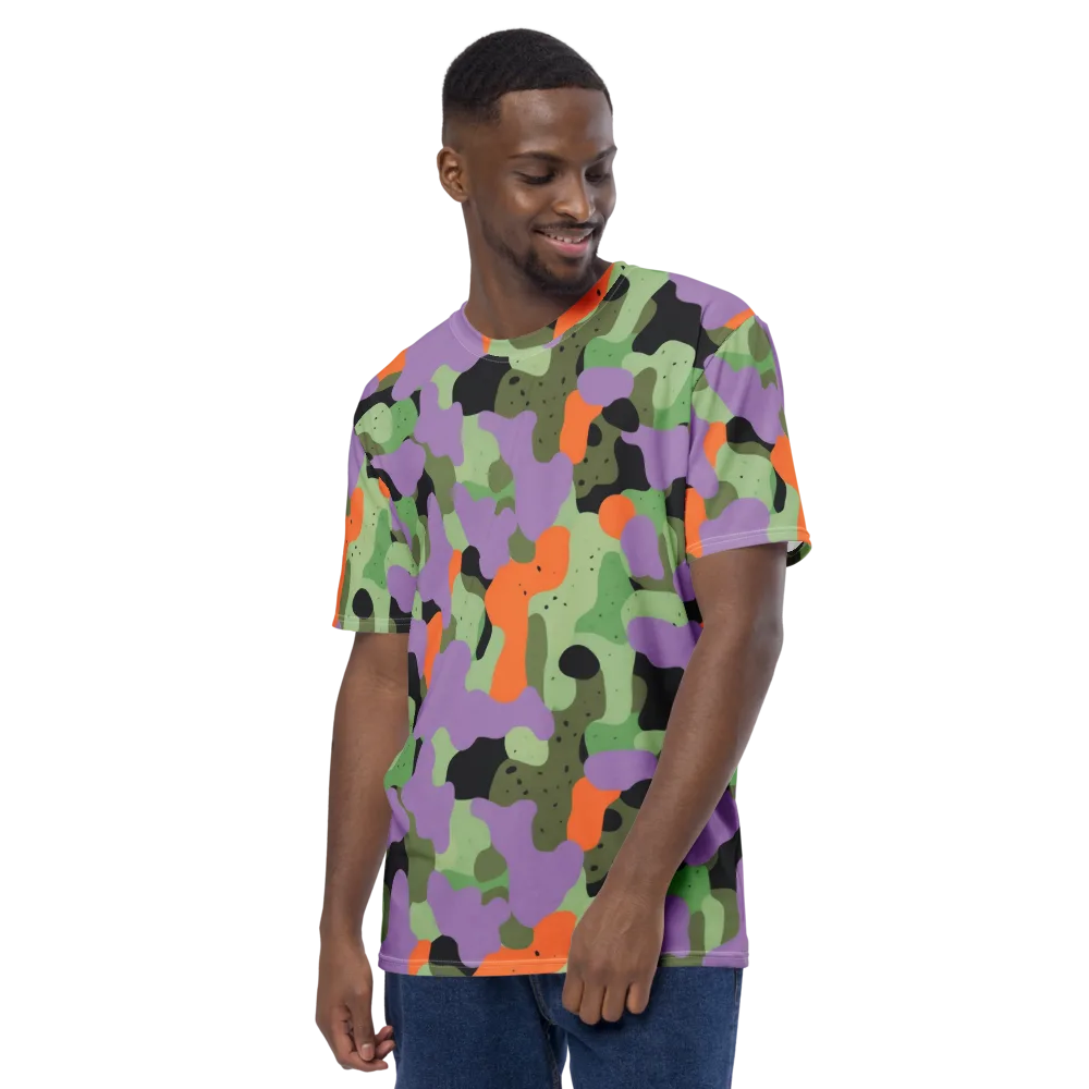 Moss Mirage on Men's Crew Neck T-Shirt — Left