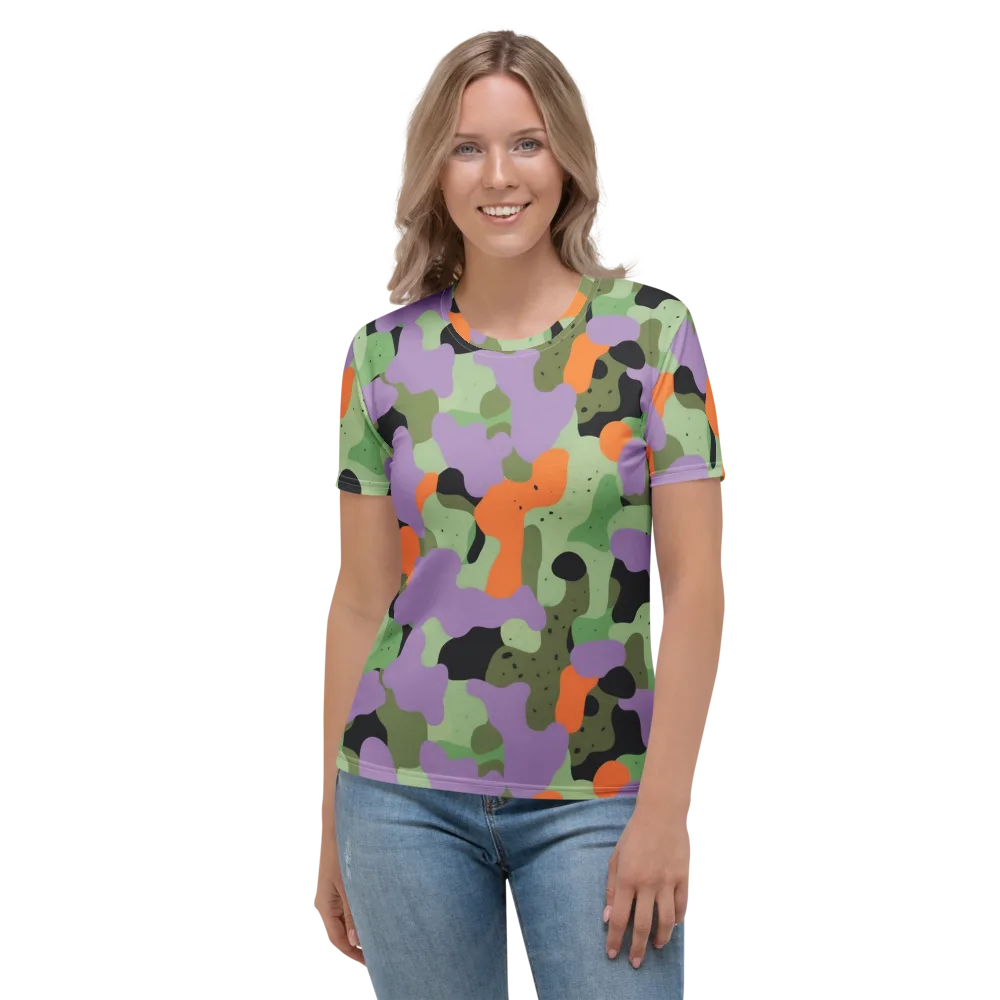 Moss Mirage on Women's Crew Neck T-Shirt — Front