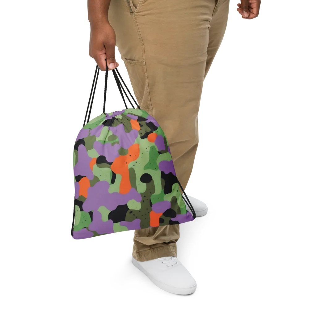 Moss Mirage on Drawstring Bag — Front