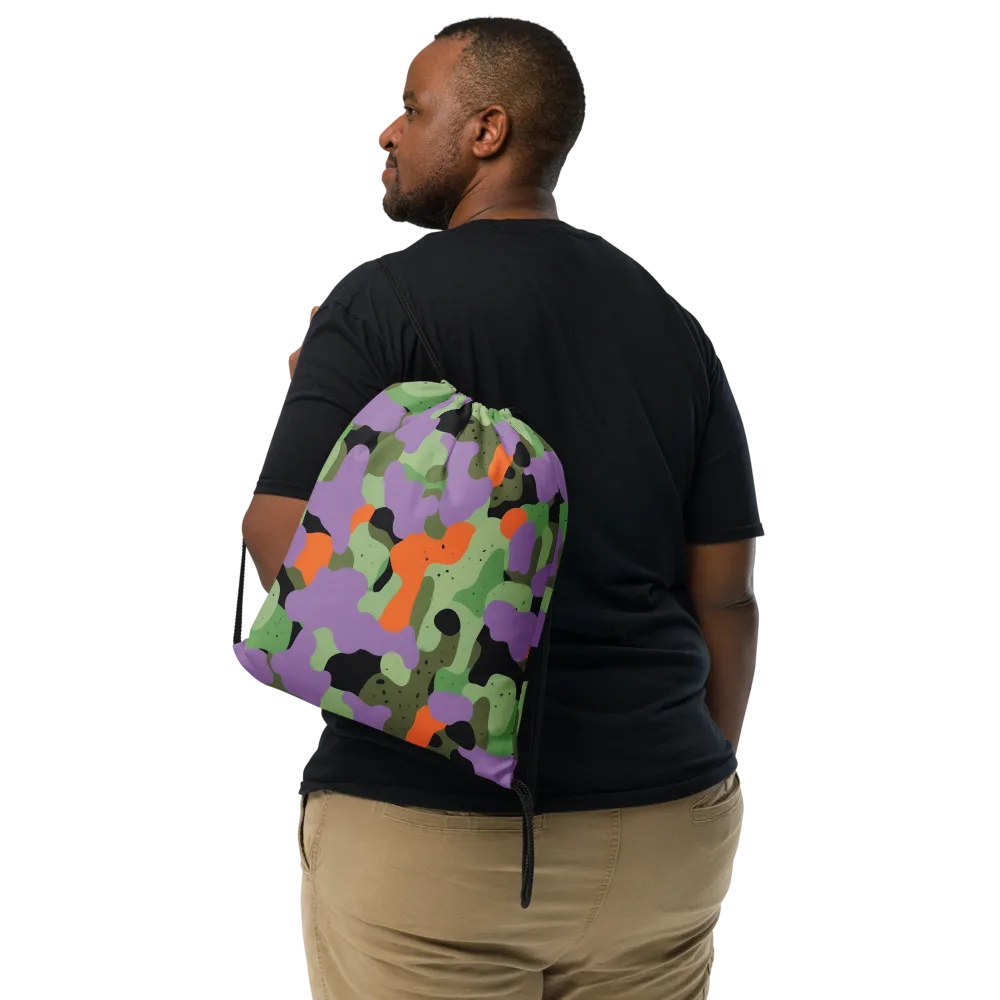 Moss Mirage on Drawstring Bag — Front