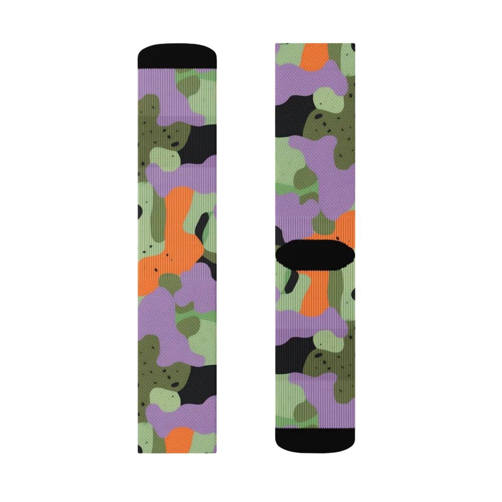 Moss Mirage on Socks — Right Sock