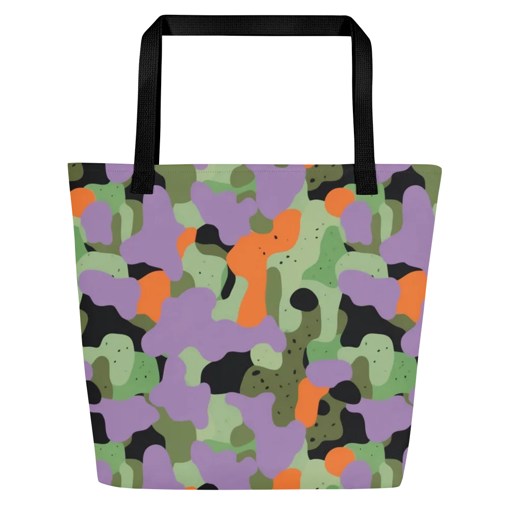 Moss Mirage on Large Tote Bag W/ Pocket — Front