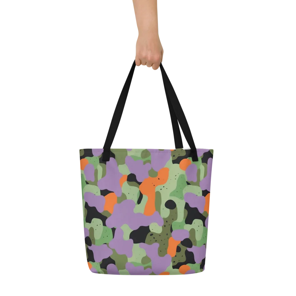 Moss Mirage on Large Tote Bag W/ Pocket — Front