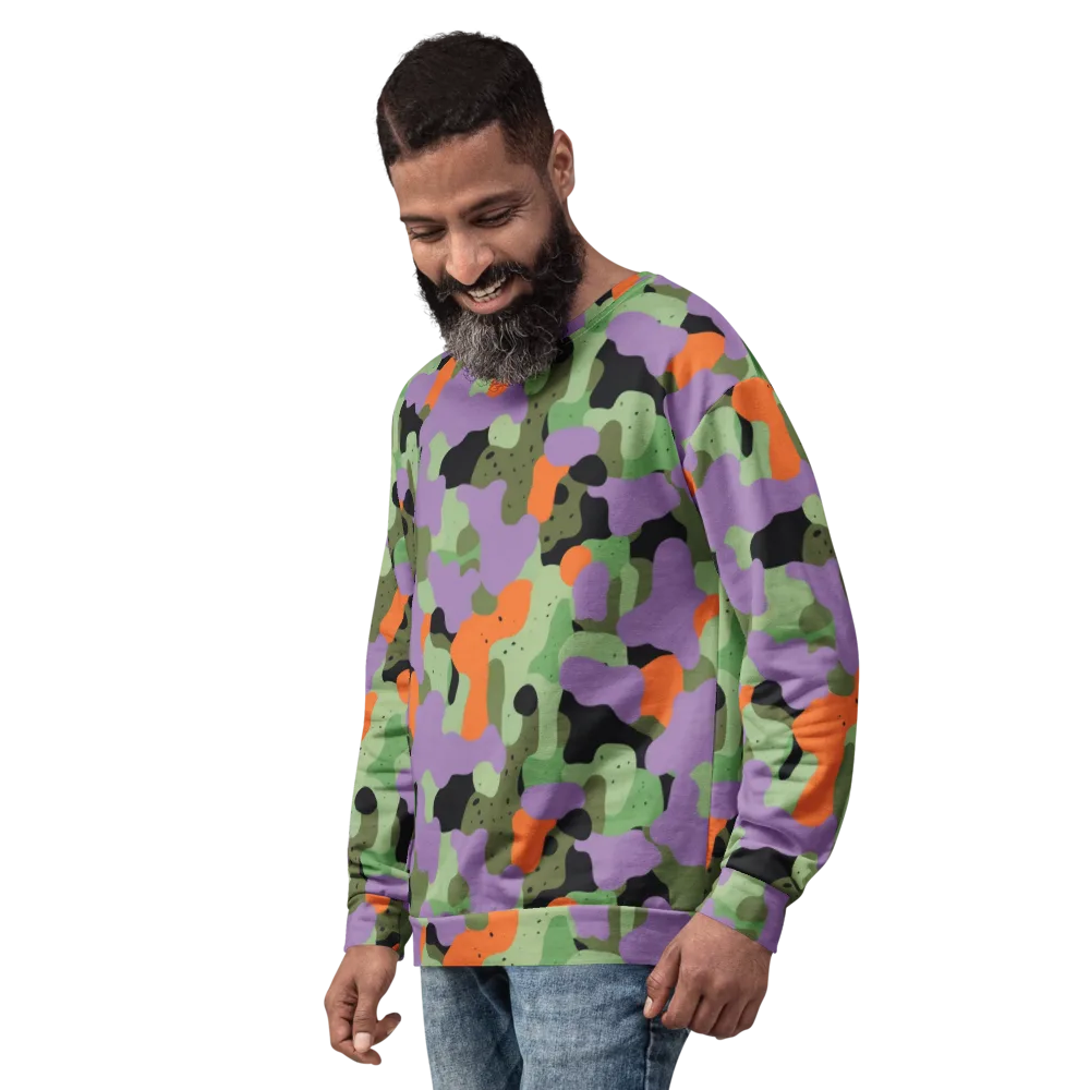 Moss Mirage on Sweatshirt — Left Front
