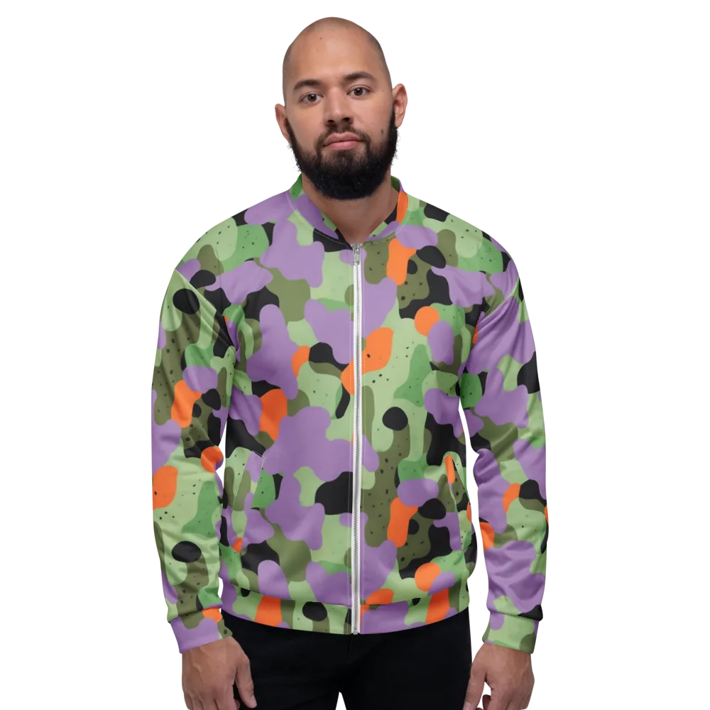 Moss Mirage on Bomber Jacket — Front