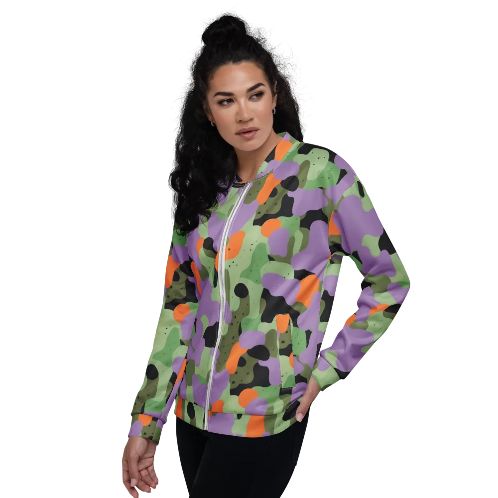 Moss Mirage on Bomber Jacket — Left