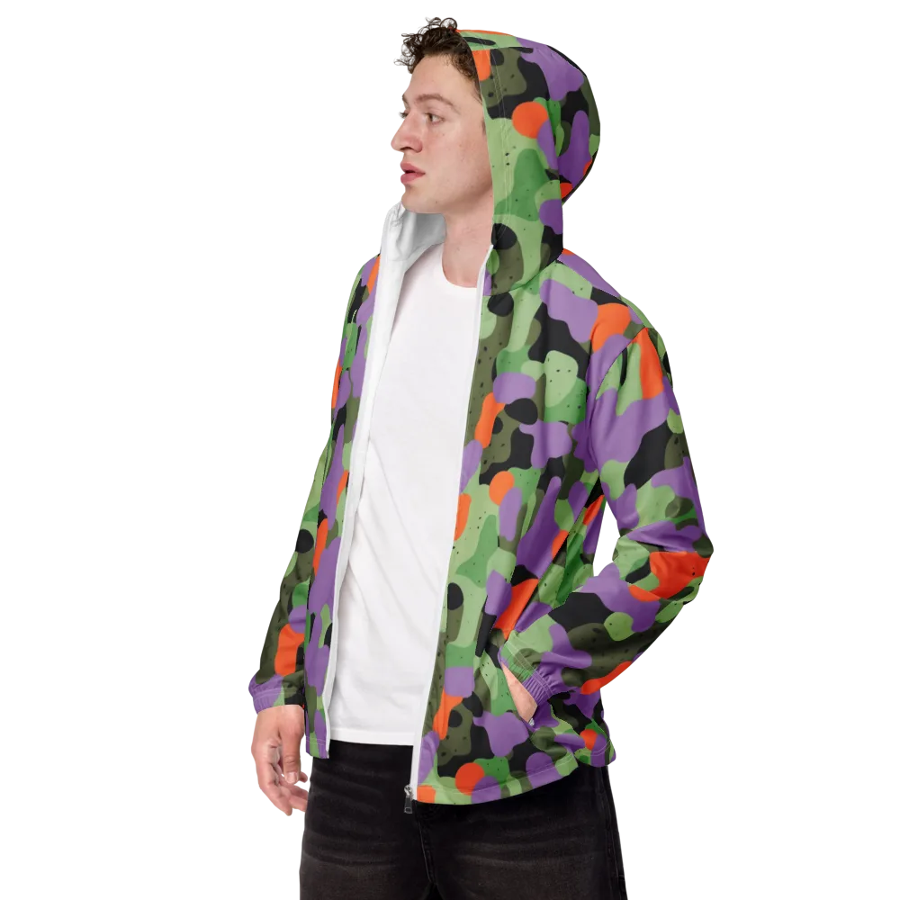 Moss Mirage on Men's Windbreaker — Left Front