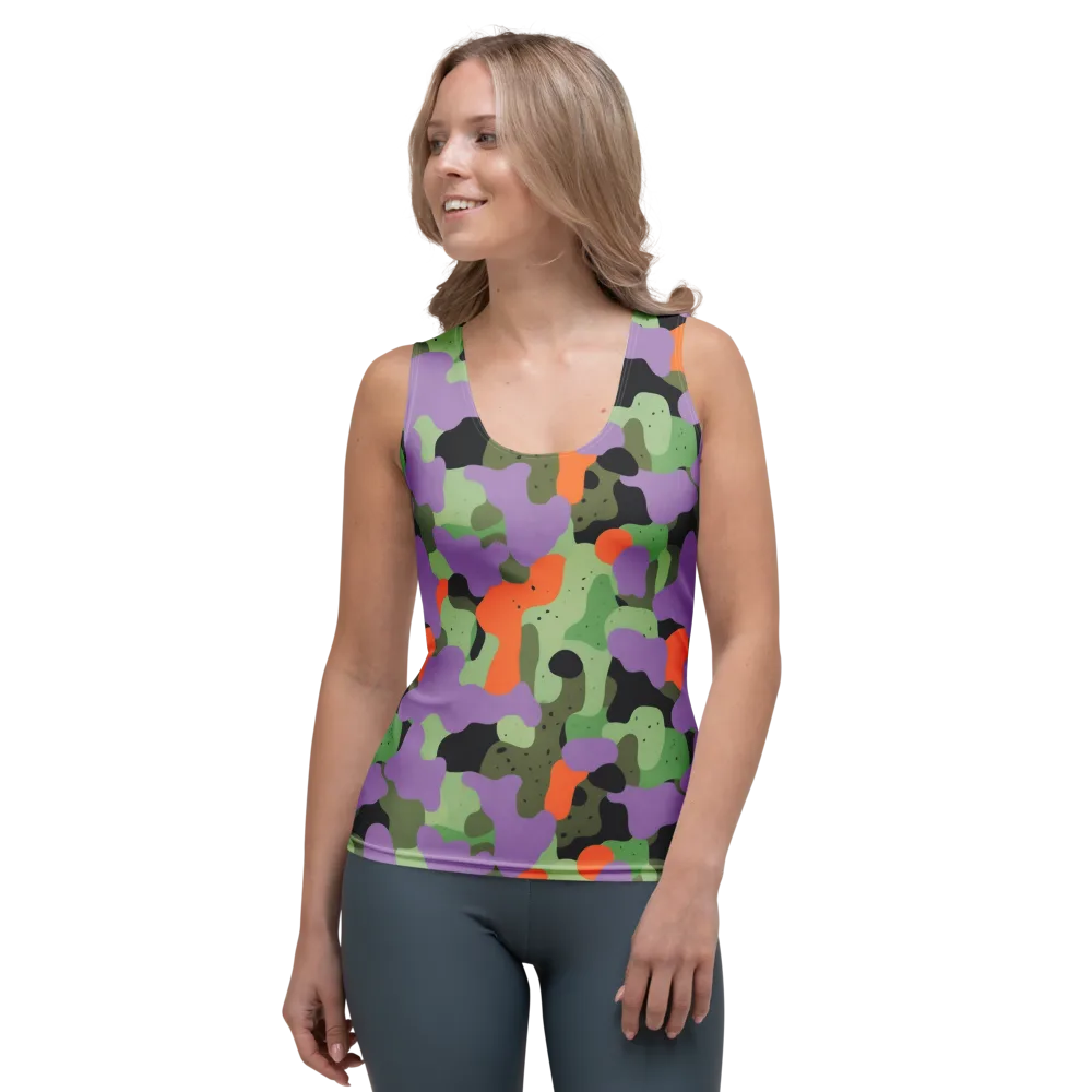 Moss Mirage on Women's Tank Top — Front