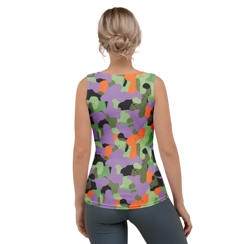 Moss Mirage on Women's Tank Top — Back