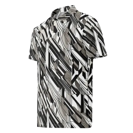 Piano Drift on a Men's Slim Fit Polo Shirt