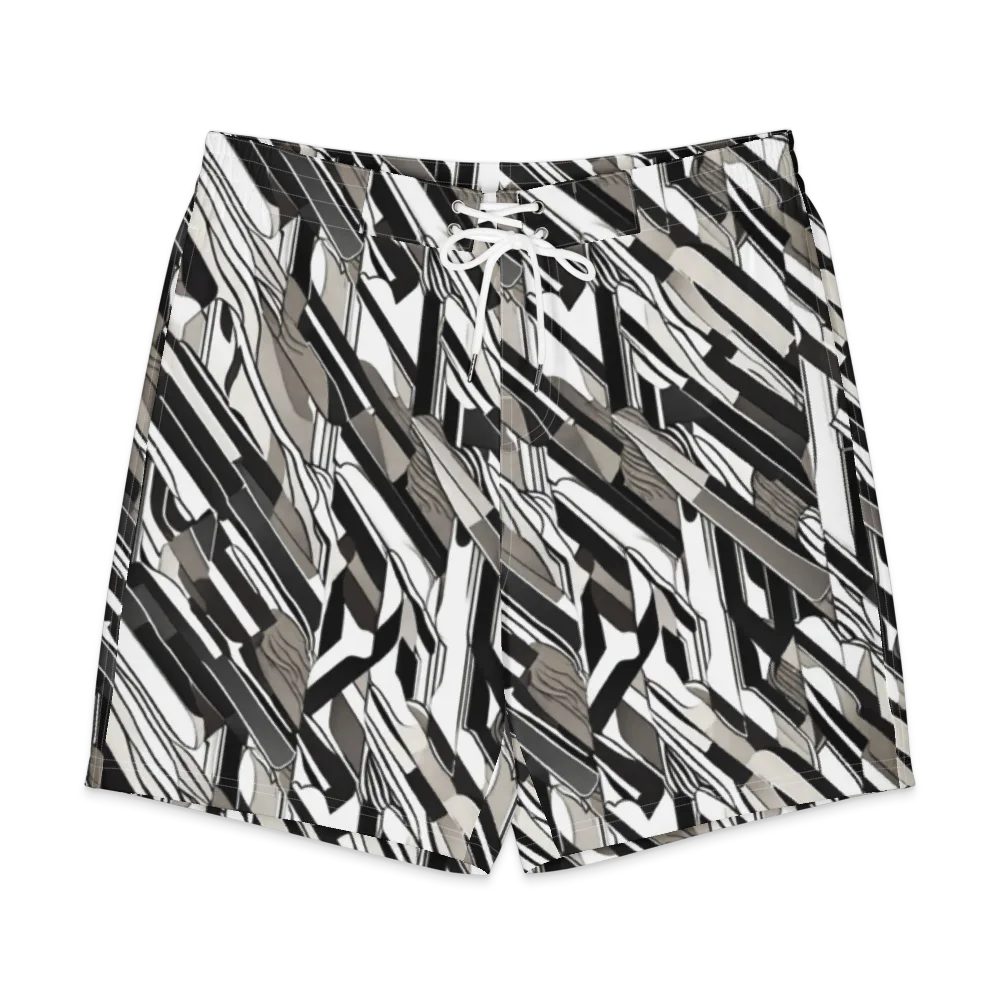 Piano Drift on Men's Board Shorts — Front